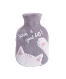 Meetlight Cat Design Hot Water Bottle - Soft Velvet Cover 350 ml | Ideal for Kids Families & Heat Therapy - Buy Online on GoSupps.com