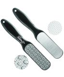 Longivia Double-Sided Stainless Steel Foot File - Effective Corn and Wart Remover for Smooth Feet - Buy Online on GoSupps.com