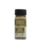 Pride of India Fennel Seed Ground - Natural Gourmet Spice for Tea/Drinks/Roast/Rubs/Bakes - Cooling Properties - 1.8 oz Dual Sifter Jar - Buy Online on GoSupps.com
