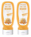 Body Attack Dessert Sauce Mango 2x320ml | Vegan Low-Calorie Lactose-Free Sweet Sauce for Diets | Perfect for Cooking & Sweets | Made in Germany - Buy Online on GoSupps.com