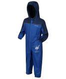 Regatta Kids Puddle Iv All-in-One Suit - 2-3 Years - Nautical Blue/Dark Denim - Buy Online on GoSupps.com