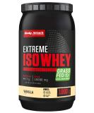 Body Attack Extreme ISO Whey Protein Isolate 1kg - Gluten-Free Vanilla 90.6% Isolate EAAs Low Fat - International Shipping - Buy Online on GoSupps.com