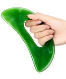 Resin Gua Sha Massage Tool for Lymphatic Drainage and Body Shaping - Green - Buy Online on GoSupps.com