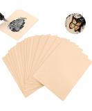 Emalla 10Pcs Tattoo Fake Skin 7.4x5.6 - Soft Silicone Practice Skins for Beginners | Microblading Tattoo Kit Accessory - Buy Online on GoSupps.com
