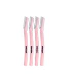 Skin Gym Dermaplaning Kit - Women's Dermaplane Razor Set for Facial Hair Removal Peach Fuzz & Eyebrow Hair - 4 Pack for Smooth Skin - Buy Online on GoSupps.com