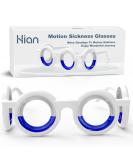 Hion Motion Sickness Glasses - Anti-Nausea Relief for Car, Air, and Sea Sickness - No-Lens Liquid Glasses for Adults and Kids (1 pair) - Buy Online on GoSupps.com