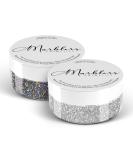 MARBLERS Cosmetic Grade Fine Glitter Duo Holo Galaxy & Silver 0.36oz (10g) | Vegan & Cruelty-Free Glitter for Festival & Party Makeup - Buy Online on GoSupps.com