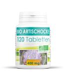 Organic Artichoke 400 mg - 120 Tablets | Natural Digestive Support & Health Benefits | International Shipping Available - Buy Online on GoSupps.com