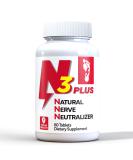N3 Natural Nerve Neutralizer Plus - Advanced Nerve Support Supplement with Vitamin D3 B1 B6 B12 DHA & Turmeric - 60 Tablets for Repair & Regeneration - Buy Online on GoSupps.com