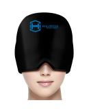 Migraine Relief Cap - Healrecux Comfortable Headache Hat for Men/Women - Odorless Ice Head Wrap for Cold/Hot Therapy - Sinus & Stress Tension Relief - Black - Buy Online on GoSupps.com