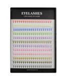 Hannahool 12 Colors Mix 240pcs 10D Premade Fans Nature Long Volume Eye Lashes Extensions - 16mm - Buy Online on GoSupps.com