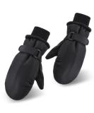 XIAOHAWANG Kids Ski Gloves | Waterproof Dinosaur Mittens for Boys & Girls | Ages 2-8 | Black-A - Buy Online on GoSupps.com
