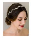 SWEETV Rhinestones Bridal Headband Silver Crystal Wedding Headpieces for Brides Hair Pieces for Bridesmaid Flower Girl Hair Accessories - Buy Online on GoSupps.com