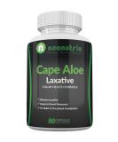 Cape Aloe Natural Laxatives for Constipation Relief- Promotes Healthy Bowel Movement- Supplement for Men & Women - Herbal Detox - 90 Capsules - Made in The USA by Neonutrix - Buy Online on GoSupps.com