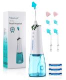 Cordless Nasal Irrigation System for Sinus Relief - Electric Neti Pot with 6 Tips and 40 Salt Packs - Adult & Kid Sinus Rinse Kit - Buy Online on GoSupps.com