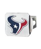 NFL Houston Texans Metal Hitch Cover - Chrome Square Type III Hitch - Blue - Buy Online on GoSupps.com