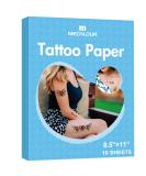 MECOLOUR Printable Temporary Tattoo Paper for Laser Printer - 10 Sheets - Buy Online on GoSupps.com