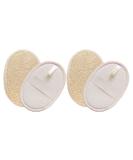 4-Piece Exfoliating Loofah Pads Set for Body and Face | Natural Luffa Sponges for Bath Shower Spa | Gentle Exfoliation and Cleansing - Buy Online on GoSupps.com