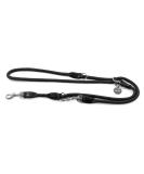 lionto Adjustable Dog Leash Multifunctional Leash Double Leash Shoulder Leash Robust Weatherproof Length 200 cm Black Black Medium - Buy Online on GoSupps.com
