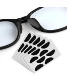 ASTER 20 Pairs of Eyeglass Nose Pads Soft Foam Self-Adhesive Nose Pads Anti-Slip Sponge Glasses Nose Pads for Sunglasses Glasses (D-Shape) Black - Buy Online on GoSupps.com