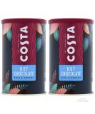 Costa Hot Chocolate Rich & Creamy Smooth with Sprinkles + Wooden Spoon | 2-Tin Bundle - Buy Online on GoSupps.com