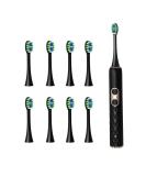 M6 Upgraded Sonic Electric Toothbrush for Adults - USB Rechargeable 8 Brush Heads 9 Modes Smart Timer Long Battery Life - Buy Now - Buy Online on GoSupps.com