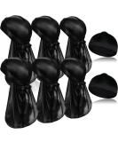ASKNOTO 6 Pieces Silky Durags with Long Tail and 2 Pieces Satin Wave Cap  Do rags for Men 360 Waves - Buy Online on GoSupps.com