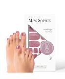 Original Miss Sophie Pedi Wraps - I Make A Wish Pedicure | 27 Ultra-Thin Glitter Nail Polish Stripes for All Nail Types - Buy Online on GoSupps.com