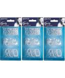 Goody Women's Ouchless Clear Polyband Elastics (Pack of 3) - 250 Count Each in 3 Sizes, No-Metal Hair Ties - Buy Online on GoSupps.com