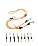 Buy Velvetier Adjustable Dog Leash 2m - Paracord & Nylon for Large/Medium Dogs | Neon Orange - Buy Online on GoSupps.com