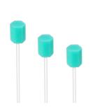 50 Pack Disposable Oral Swabs - Sterile Dental Sponge Swabsticks for Mouth & Gum Cleaning - Unflavored - Sky Blue - Buy Online on GoSupps.com