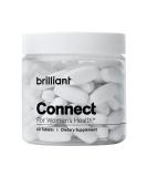 Brilliant Connect Period Health Supplement Natural Relief for Cramps Fatigue & Irregular Periods Hormone Balance Support (60 Tablets - Buy Online on GoSupps.com