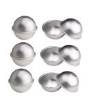 Warmbuy 12 Pcs DIY Metal Bath Bomb Molds, Set of 6 - Buy Online on GoSupps.com