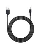 Water Dental Flosser Charging Cable - Portable USB D-C Replacement Charger for Sonicflosser & Oral Irrigator (Black) | International Shipping Available - Buy Online on GoSupps.com