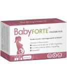 Baby Forte Folic Acid Plus Quatrefolic | Vegan 60 Capsules | 16 Essential Pregnancy Vitamins for Women | Supports Fertility to Breastfeeding - Buy Online on GoSupps.com