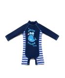 BONVERANO Baby Boys Long Sleeve Swimsuit UPF 50+ Sun Protection Whale - Size 2, 2-3 Years - Buy Online on GoSupps.com
