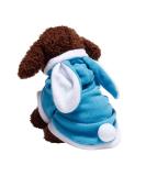 NACOCO Dog Bunny Costume Hoodie - Small Blue | Christmas Halloween Easter Rabbit Outfit for Small Dogs Cats - Buy Online on GoSupps.com
