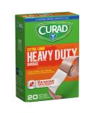CURAD Heavy Duty Bandage Extra Long 20 Count .75 x 4.75 in - Pack of 1 - Buy Online on GoSupps.com