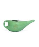 Ceramic Neti Pot with Gold Mandala Design for Nasal Rinse - Nose Shower Jug - Buy Online on GoSupps.com