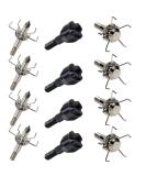 Ontsho 100 Grain Small Game Broadheads Judo and Hammer Mixed 12PK Broadhead Case Small Game Arrow Tips Screw-in Arrowheads - Buy Online on GoSupps.com