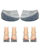 JL-Group Adjustable Heel Wedge Inserts for Over Pronation & Supination - 2 Layers Medial & Lateral Heel Insoles for Foot Alignment - Size L (Women 8-11 Men 7.5-12) - Transparent Black - Buy Online on GoSupps.com
