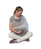 Chicco Boppy Infinity Nursing Scarf - 17 cm Grey | Stylish & Functional Nursing Cover | International Shipping - Buy Online on GoSupps.com