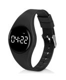 Lebexy pedometer watch simply pedometer without Bluetooth/without app/without cell phone |Fitness bracelet Tracker easier to jog women men |Fitness watch for swimming sauna black - Buy Online on GoSupps.com