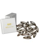 HAARallerliebst Hair Clips - 20 Oval Brown Clips (5 cm) with White Storage Box - International Shipping Available - Buy Online on GoSupps.com