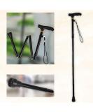 Black Walking Stick for Men and Women - Lightweight, Adjustable, Durable & Portable - Buy Online on GoSupps.com