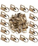 Qovydx 1 Inch Key Fob Hardware Kit - Bronze Keychain Fob Wristlet Bulk Set with Key Ring for Lanyard - Buy Online on GoSupps.com