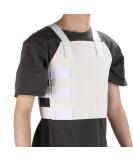 Buy Sternum & Thorax Support Brace - Breathable Chest Support for Intercostal Strain & Rib Fracture - Adjustable & High Stretch Material - Buy Online on GoSupps.com