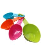 Rypet Pet Food Scoop Set - Measuring Cups and Spoons for Dog, Cat, and Bird Food - Set of 4 (Random Color) - Buy Online on GoSupps.com