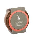 M HLE Wooden Bowl Shaving Soap 65g (Grapefruit & Mint) - Premium Scented Soap for Smooth Shave - Buy Online on GoSupps.com
