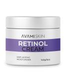 SKIN Retinol Cream - Anti-Aging Eye Face & Neck Moisturizer for Men & Women | Tightening Fine Lines & Wrinkles | 142g/5oz - Buy Online on GoSupps.com
